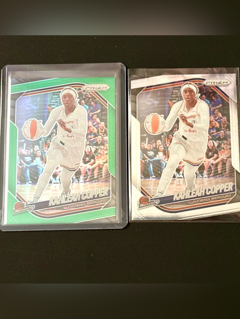 Kahleah Cooper Basketball Card Green Prizm Phoenix Mercury